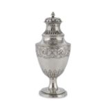 SILVER SUGAR SHAKER NORTHERN EUROPE EARLY 19TH CENTURY