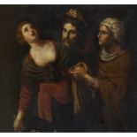 LOMBARD CARAVAGGESQUE OIL PAINTING 17TH CENTURY
