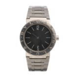 STEEL BULGARI WRISTWATCH REF. BB30SS