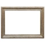 SILVER-PLATED WOODEN FRAME 19TH CENTURY