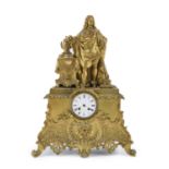 RARE TABLE CLOCK FRANCE 19TH CENTURY