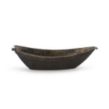 A JAPANESE BRONZE BOWL 20TH CENTURY.