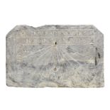 SLATE SUNDIAL 17TH CENTURY