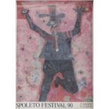 POSTER FOR THE SPOLETO FESTIVAL BY TAMAYO 1990