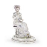 PORCELAIN FIGURE GINORI EARLY 20TH CENTURY