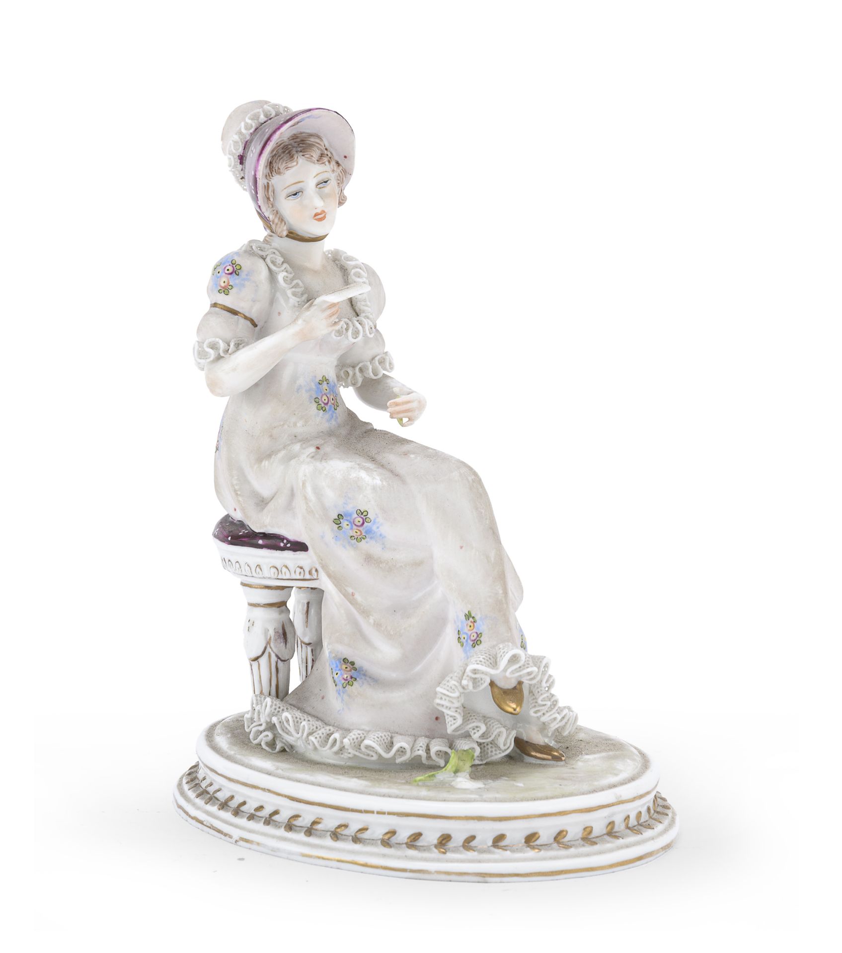 PORCELAIN FIGURE GINORI EARLY 20TH CENTURY