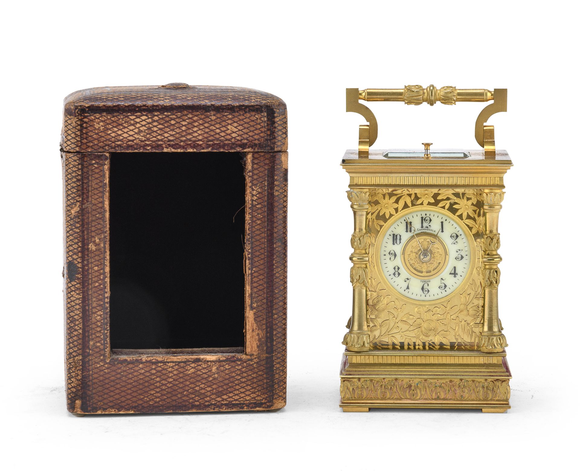 CARRIAGE CLOCK END OF 19TH CENTURY