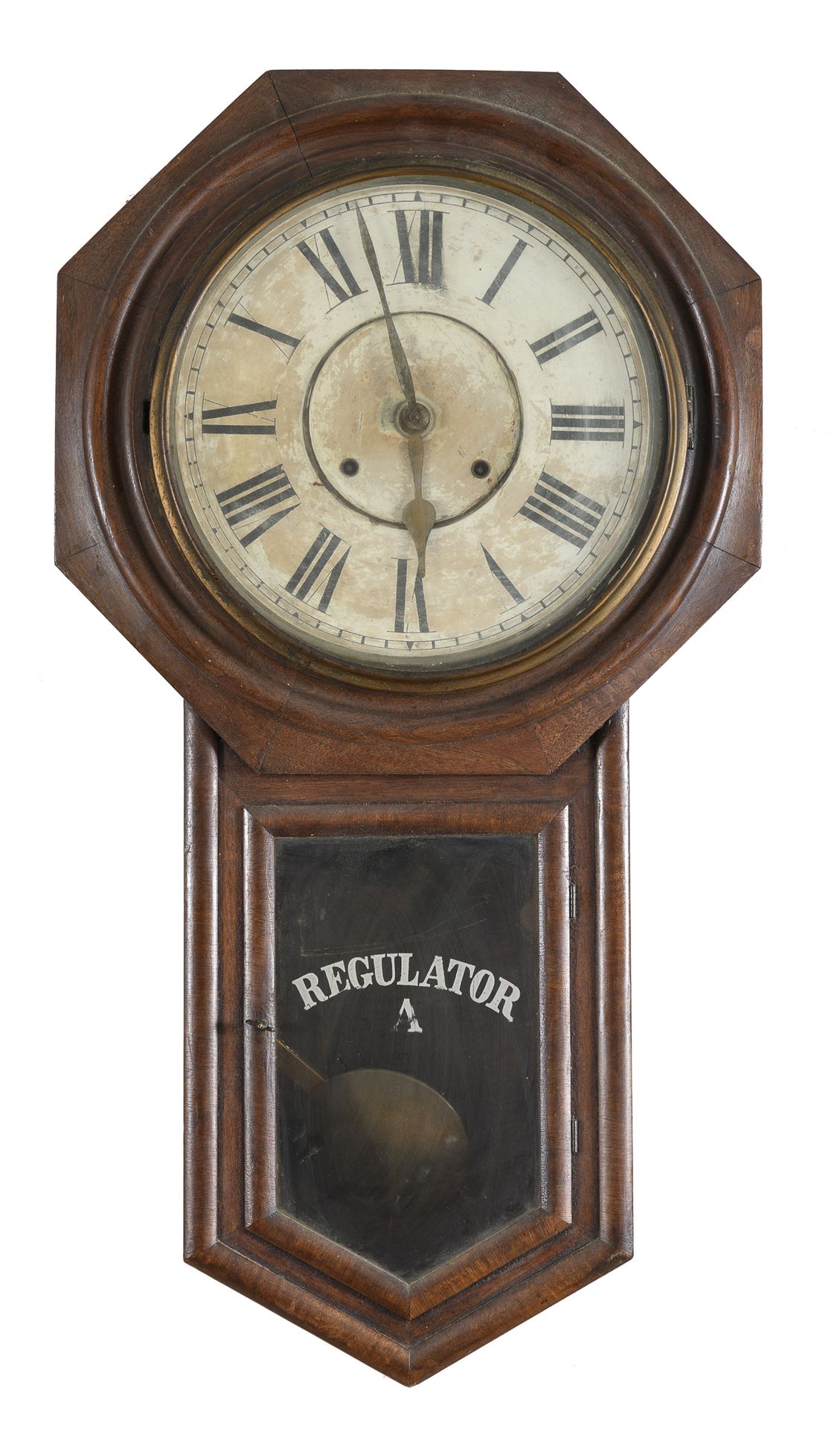 WALL REGULATOR CLOCK UNITED STATES LATE 19TH CENTURY