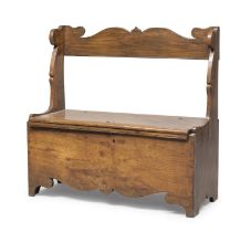 CHESTNUT BENCH CENTRAL ITALY 19TH CENTURY