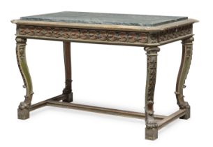LACQUERED WOOD COFFEE TABLE PROBABLY MARCHE 19TH CENTURY