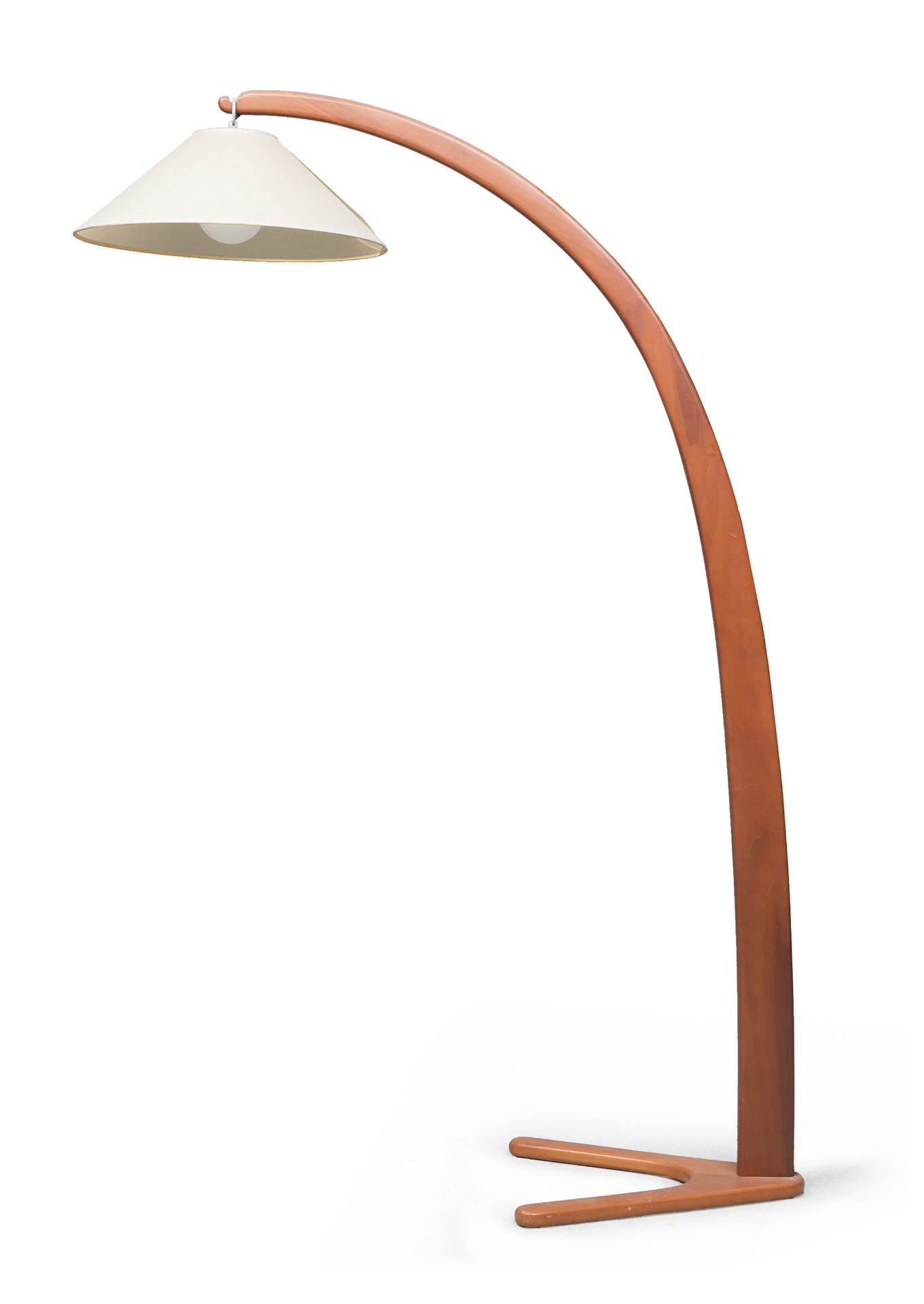ARCHED BEECH LAMP 1970s
