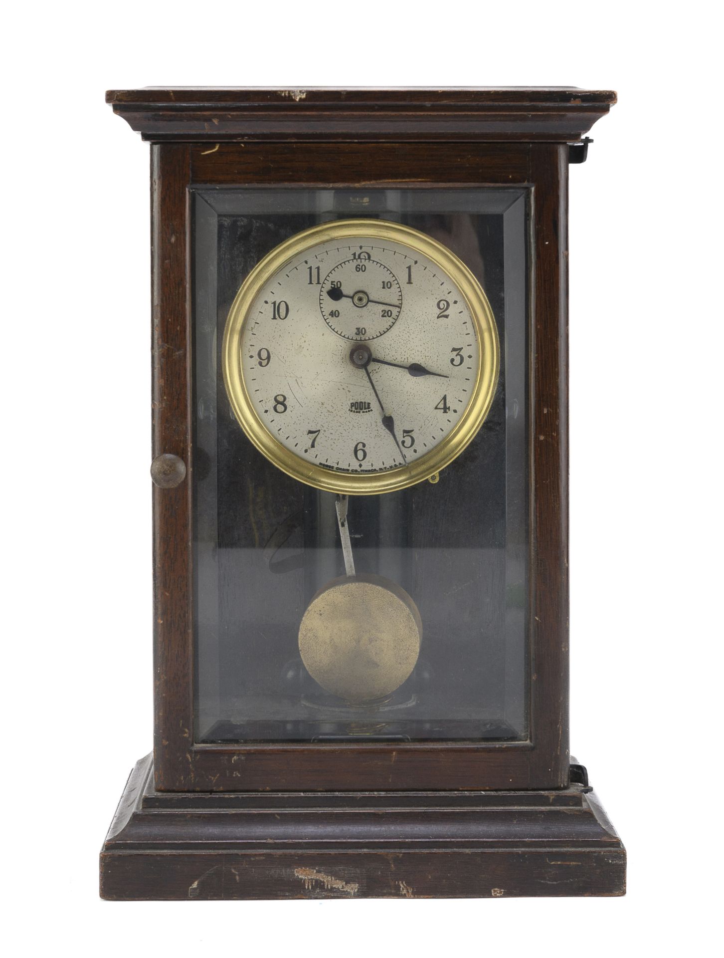 TABLE CLOCK POOLE MFG NY USA