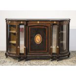 EBONY AND ELM SIDEBOARD ENGLAND 19TH CENTURY