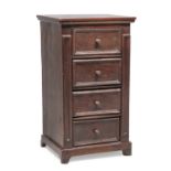 WALNUT BEDSIDE TABLE PIEDMONT 18TH CENTURY