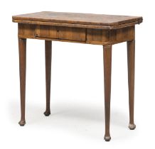 BRIAR WALNUT GAMING TABLE CENTRAL ITALY 18TH CENTURY