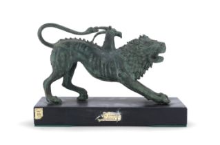 BRONZE CHIMERA SCULPTURE 20TH CENTURY