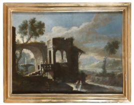 VENETIAN OIL PAINTING 18TH CENTURY