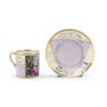 CUP AND SAUCER 19TH CENTURY