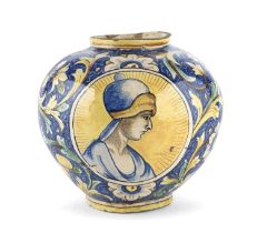 MAJOLICA VASE VENICE 19TH CENTURY