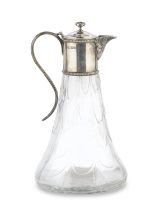 GLASS AND SILVER PITCHER LONDON 1959