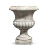 WHITE MARBLE VASE LATE 18TH CENTURY