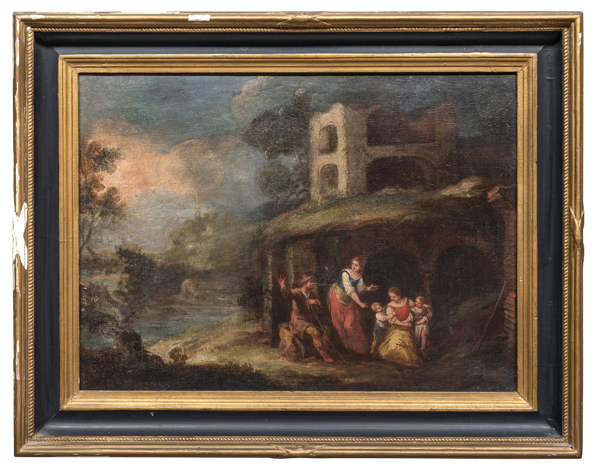 VENETIAN OIL PAINTING 18TH CENTURY