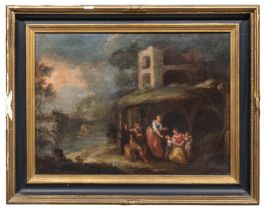 VENETIAN OIL PAINTING 18TH CENTURY