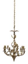 BRONZE CHANDELIER 19TH CENTURY