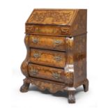 SMALL WALNUT SECRETAIRE NETHERLANDS LATE 18TH CENTURY