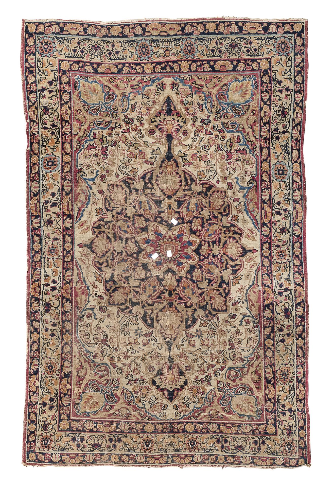 KIRMAN LAVER CARPET 19TH CENTURY