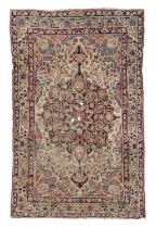 KIRMAN LAVER CARPET 19TH CENTURY