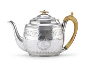 RARE SILVER TEAPOT GEORGE III LONDON 1801