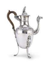 SILVER COFFEE POT NAPLES 1824/1832