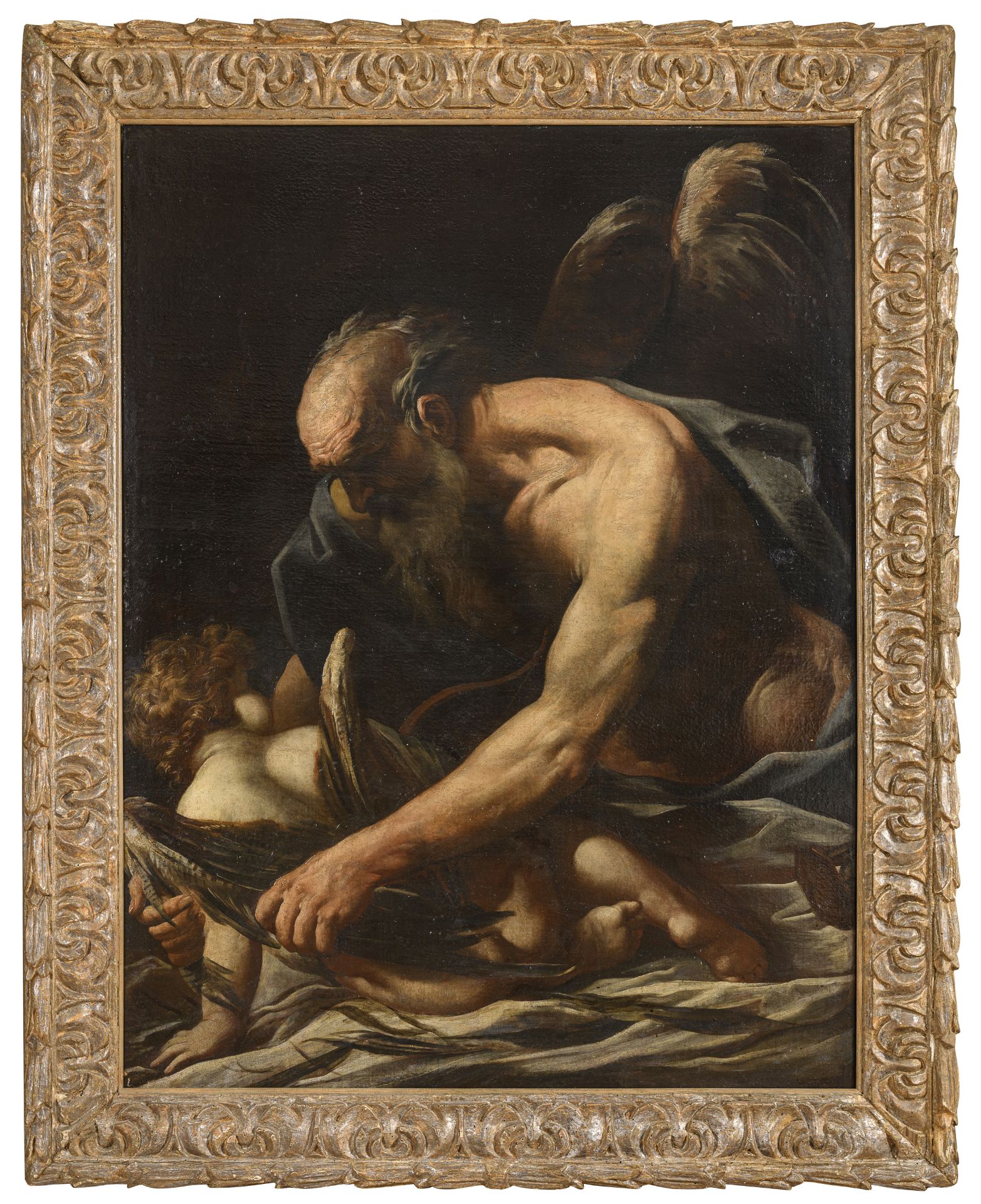 ROMAN OIL PAINTING SECOND HALF OF THE 17TH CENTURY
