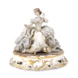 PORCELAIN SCULPTURE GINORI EARLY 20TH CENTURY