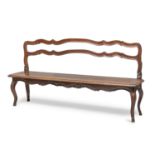 WALNUT BENCH CENTRAL ITALY ANTIQUE ELEMENTS
