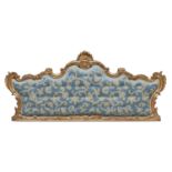 DOUBLE BED HEADBOARD ANTIQUE ELEMENTS