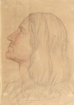 FOUR ACADEMIC PENCIL DRAWINGS 19TH CENTURY