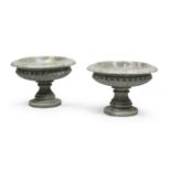 PAIR OF BASINS IN CIPOLLINO MARBLE 20TH CENTURY
