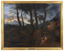 ROMAN OIL PAINTING SECOND HALF OF THE 17TH CENTURY