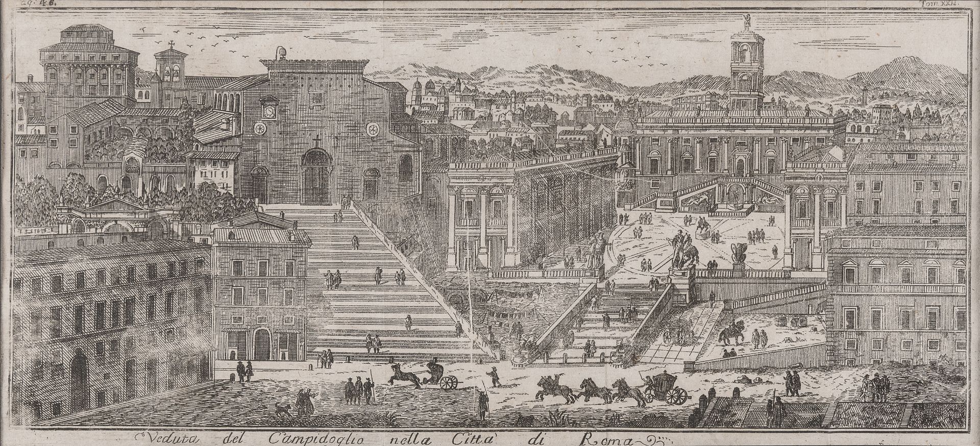ROMAN ENGRAVING END OF THE 18TH CENTURY
