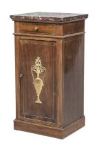 ROSEWOOD BEDSIDE TABLE FRANCE EARLY 19TH CENTURY