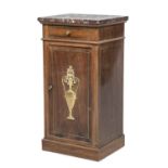 ROSEWOOD BEDSIDE TABLE FRANCE EARLY 19TH CENTURY