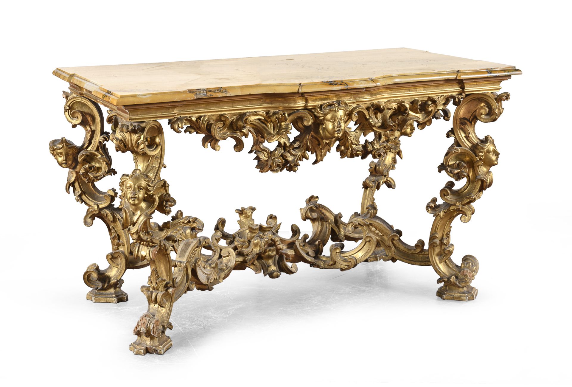 BEAUTIFUL GILTWOOD CONSOLE ROME LOUIS XIV PERIOD - Image 2 of 3