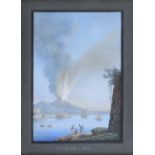 PAIR OF NEAPOLITAN GOUACHE PAINTINGS 19TH CENTURY