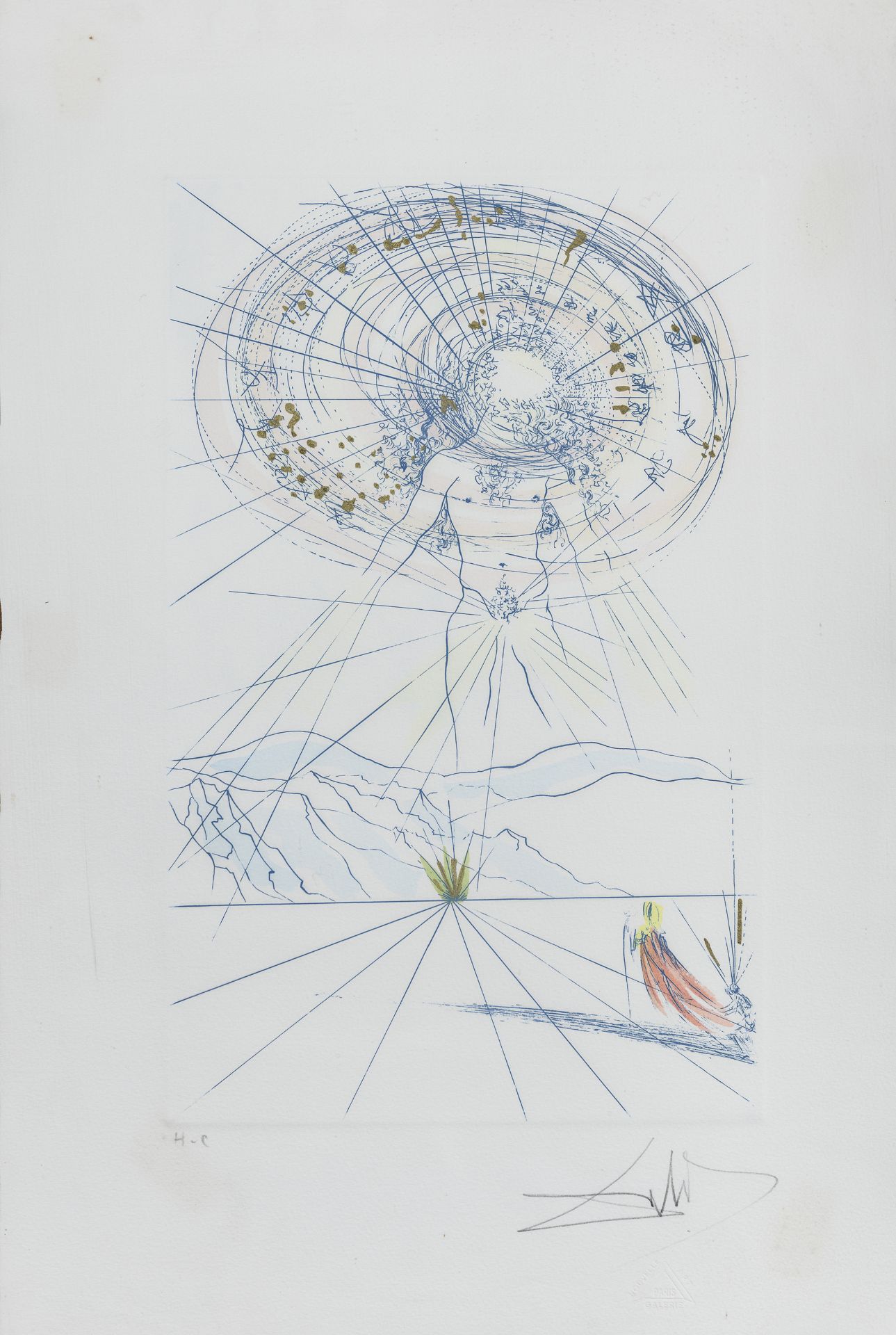 ETCHING BY SALVADOR DALÍ 1971