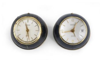 TWO TABLE ALARM CLOCKS LOOPING BRAND 1950s