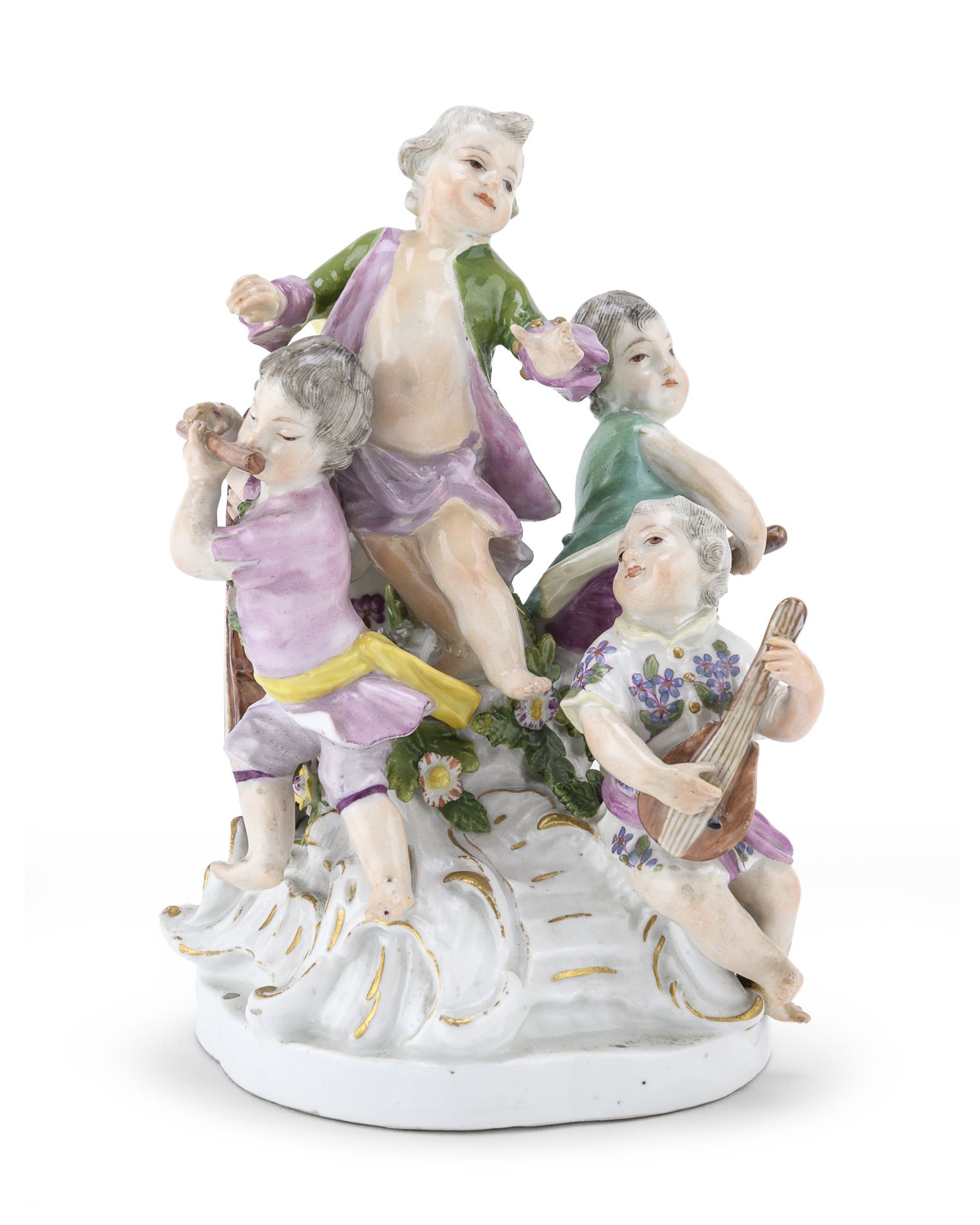 PORCELAIN GROUP MEISSEN END OF THE 18TH CENTURY