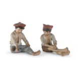 TWO TERRACOTTA SCULPTURES SICILY END OF THE 19TH CENTURY