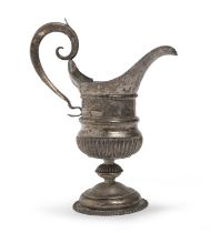 SILVER PITCHER PROBABLY VATICAN STATE 19TH CENTURY